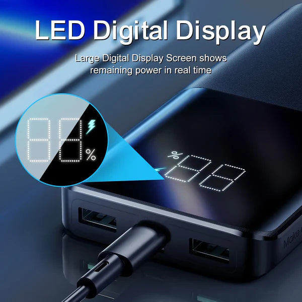 Joyroom JR-QP191 10000mah 22.5W Fast Charging Powerbank With LCD Display Joyroom JR-QP191 10000mah 22.5W Fast Charging Powerbank With LCD Display